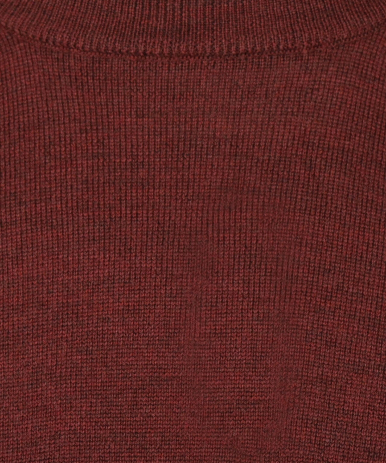 Merino wool round neck sweater | Bordeaux