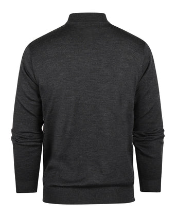 Turtle trui Merino wol | Charcoal