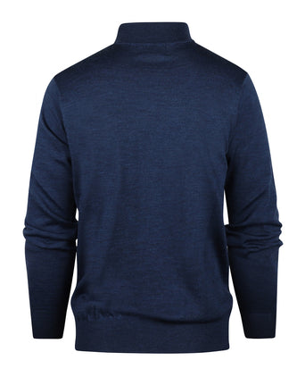 Turtle trui Merino wol | Blauw