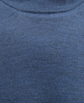Turtle trui Merino wol | Light Indigo