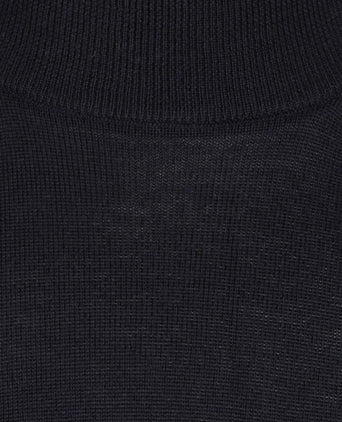 Turtle trui Merino wol | Navy
