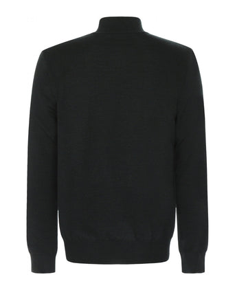 Turtle trui Merino wol | Donker Groen