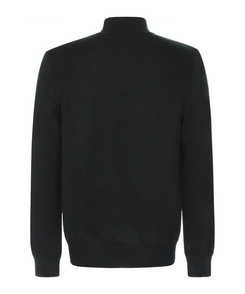 Turtle trui Merino wol | Donker Groen