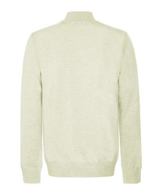 Schildkrötenpullover aus Merinowolle | Wolle Weiß