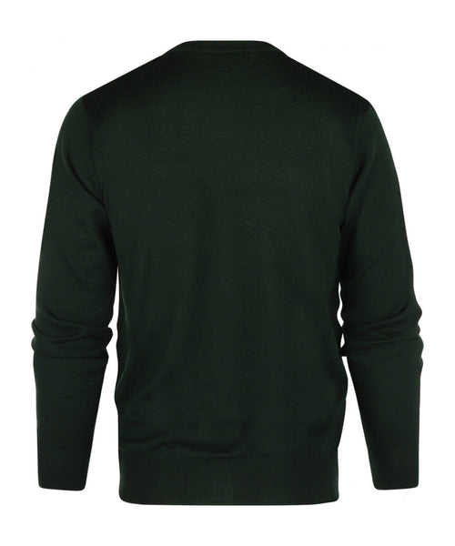 Knoop Vest fijn Merinowol | Groen