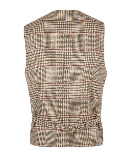 Harris Tweed Gilet | Bruin