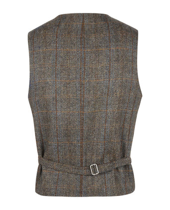 Harris Tweed Gilet | Groen