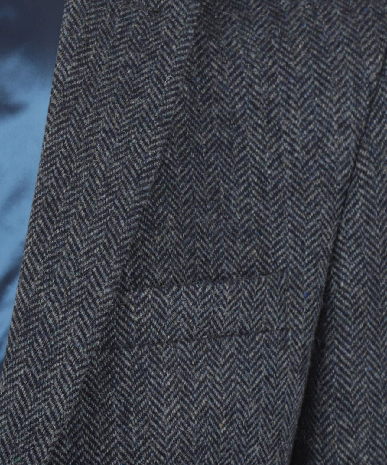 Tweed-Blazer | Blau