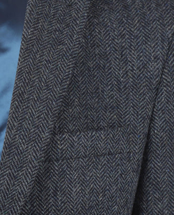 Tweed Colbert | Blauw