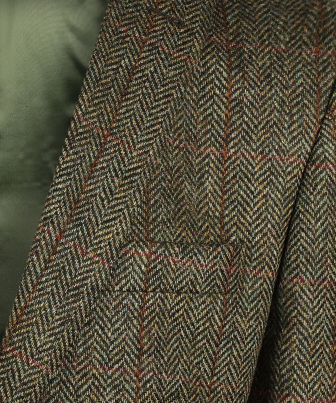 Tweed-Blazer | Grün