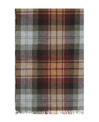 Sjaal lamswol met cashmere | Bruin