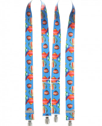 Elastische bretels met clips | Blauw