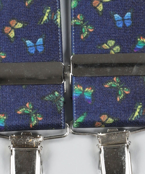 Elastische bretels met clips | Blauw