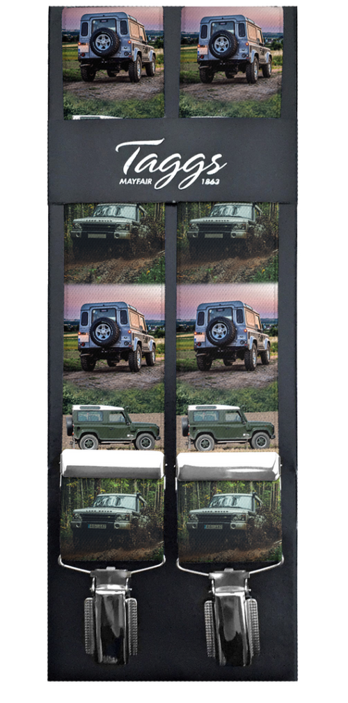 Elastische bretels met clips | Groen