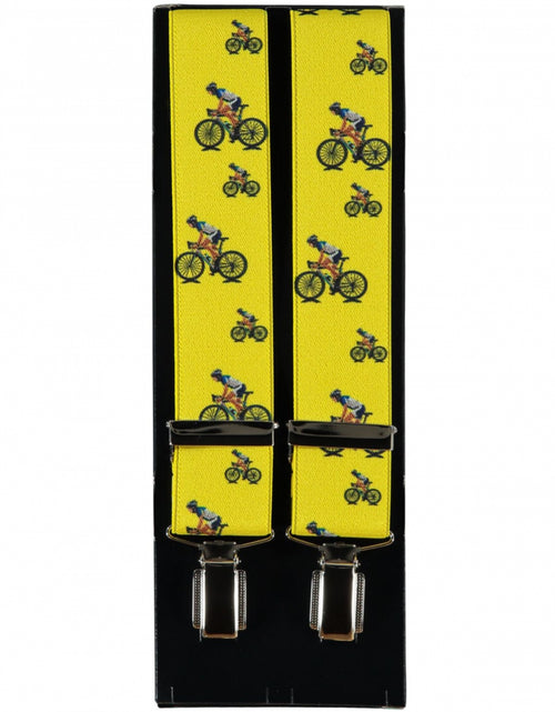 Elastische bretels met clips | Geel