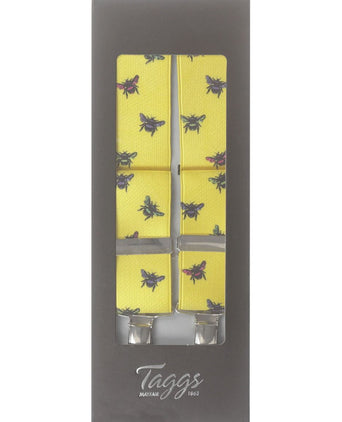 Elastische bretels met clips | Geel