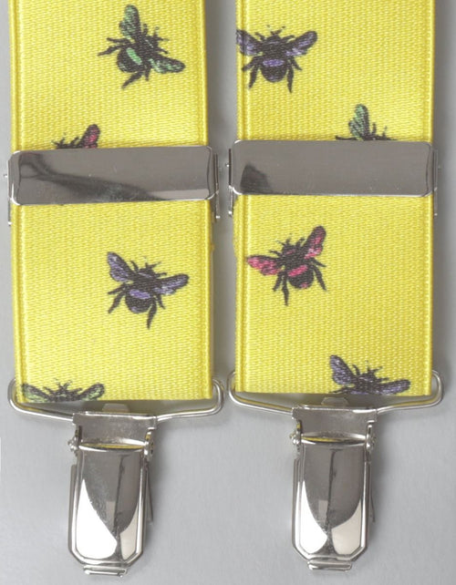 Elastische bretels met clips | Geel