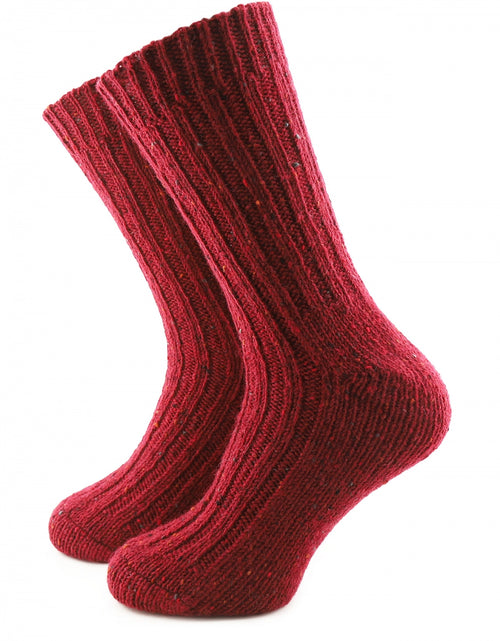 Country heren sokken | Rood