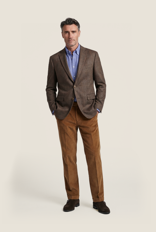 Zijden Colbert | Bruin