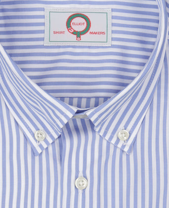 Elliot Shirt Button Down Lange Mouw | Blauw