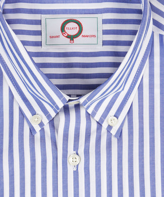 Elliot Shirt Button Down Lange Mouw | Blauw Elliot Shirt Button Down Lange Mouw | Blauw