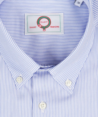 Elliot Shirt Button Down Lange Mouw | Blauw Elliot Shirt Button Down Lange Mouw | Blauw