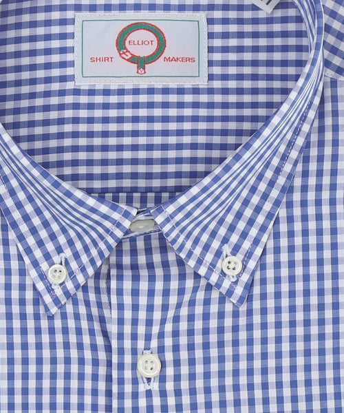 Elliot Shirt Button Down Lange Mouw | Blauw