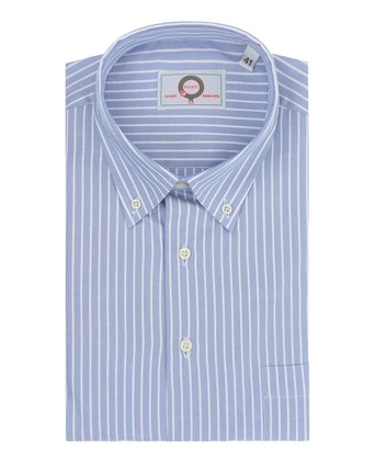 Elliot Shirt Button Down Lange Mouw | Blauw