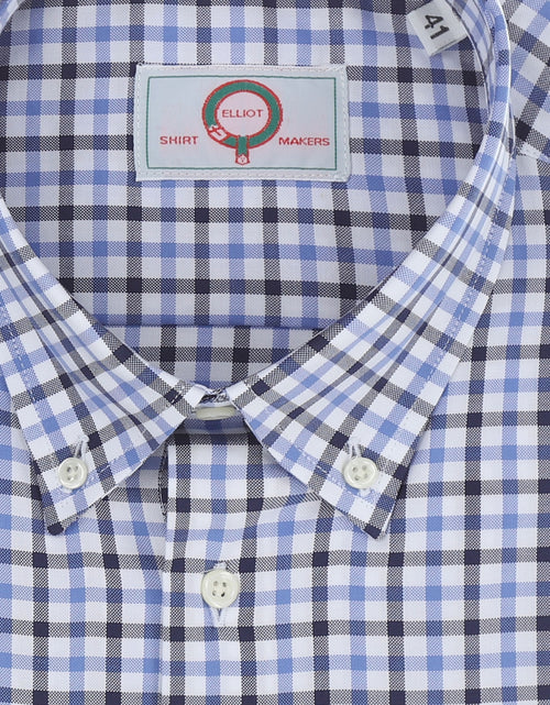 Elliot Shirt Button Down Lange Mouw | Blauw