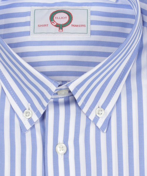 Elliot Shirt Button Down Lange Mouw | Blauw