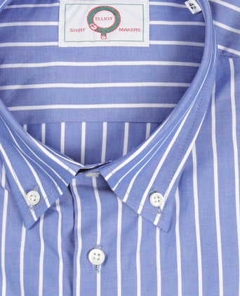 Elliot Shirt Button Down Lange Mouw | Blauw