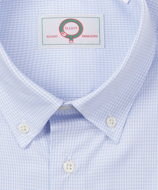 Elliot Shirt Button Down Lange Mouw | Blauw Elliot Shirt Button Down Lange Mouw | Blauw