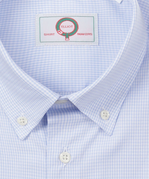 Elliot Shirt Button Down Lange Mouw | Blauw