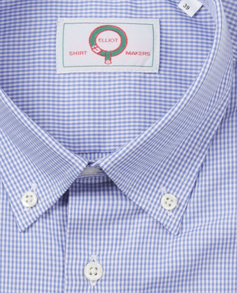 Elliot Shirt Button Down Lange Mouw | Blauw