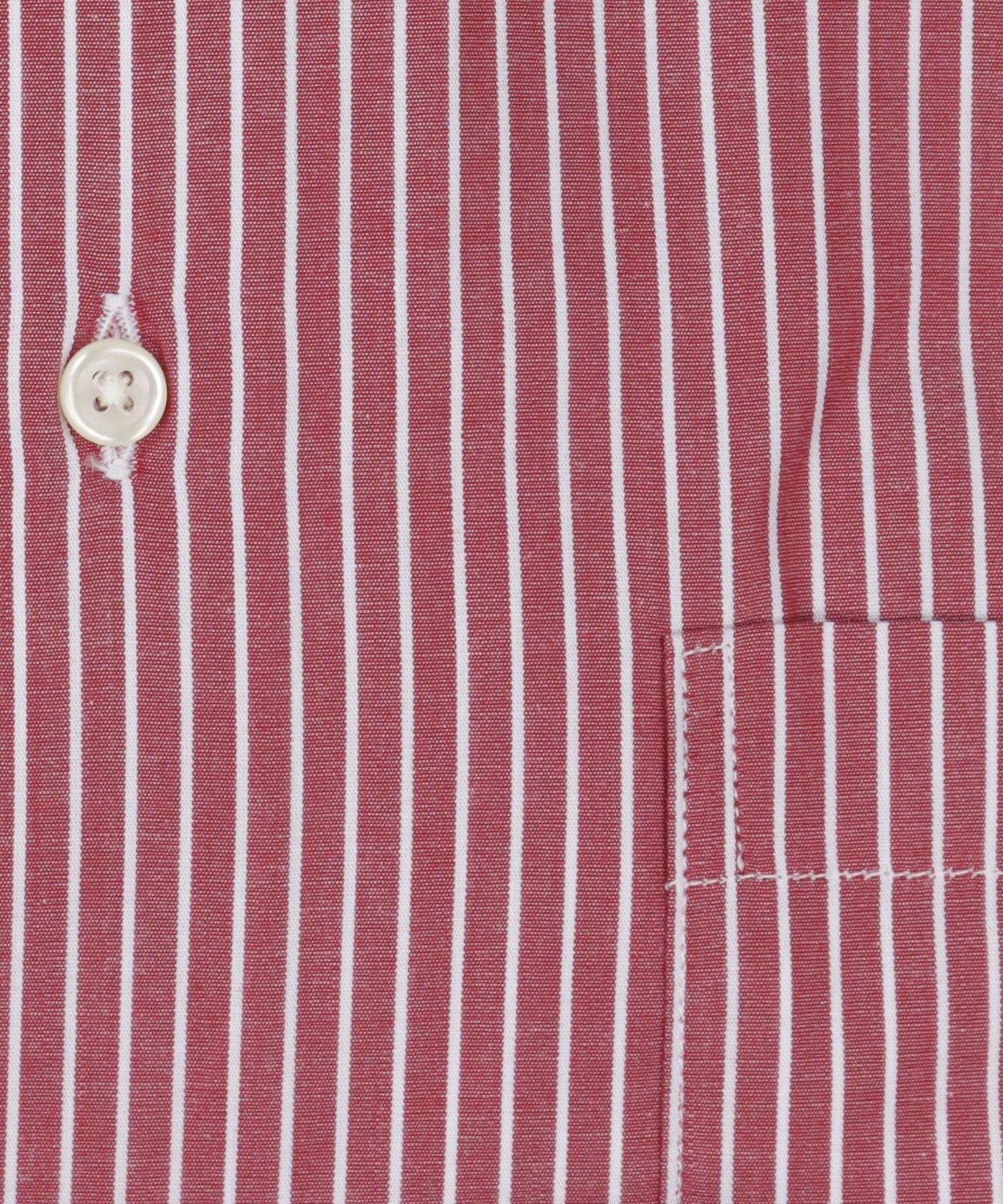 Shirt Button Down | Rood Wit Streep