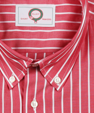 Elliot Shirt Button Down Lange Mouw | Rood Elliot Shirt Button Down Lange Mouw | Rood