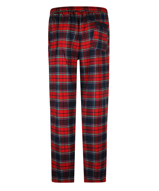 Flannel Lounge Pants | Rood/Donkerblauw ruit
