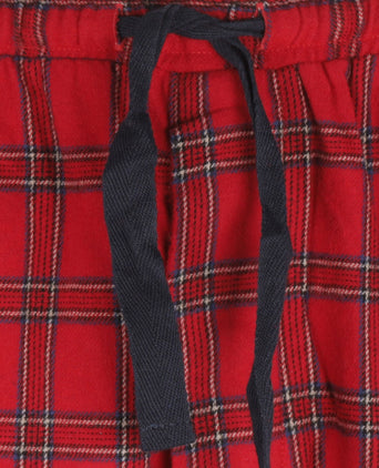 Pyjama Flanel Lounge | Rood