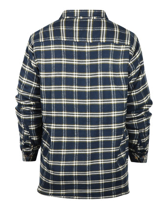 Gevoerd Iers Shirt | Blauw