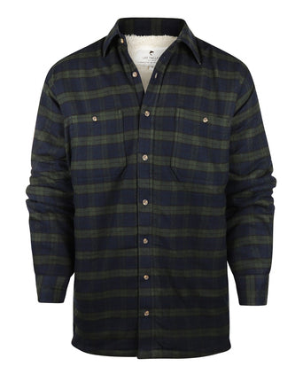 Gevoerd Iers Shirt | Blackwatch