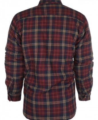 Gevoerd Iers Shirt | Rood