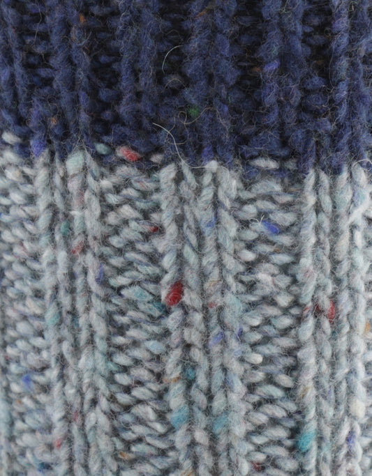 Flecks Sock | Grijs Blauw