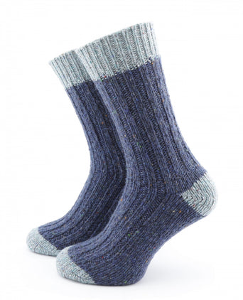 Flecks heren sokken | Blauw