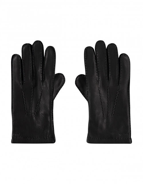 Klassieke Hertenleer Handschoenen | Zwart