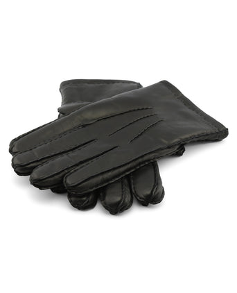 Klassieke Leren Handschoenen | Zwart