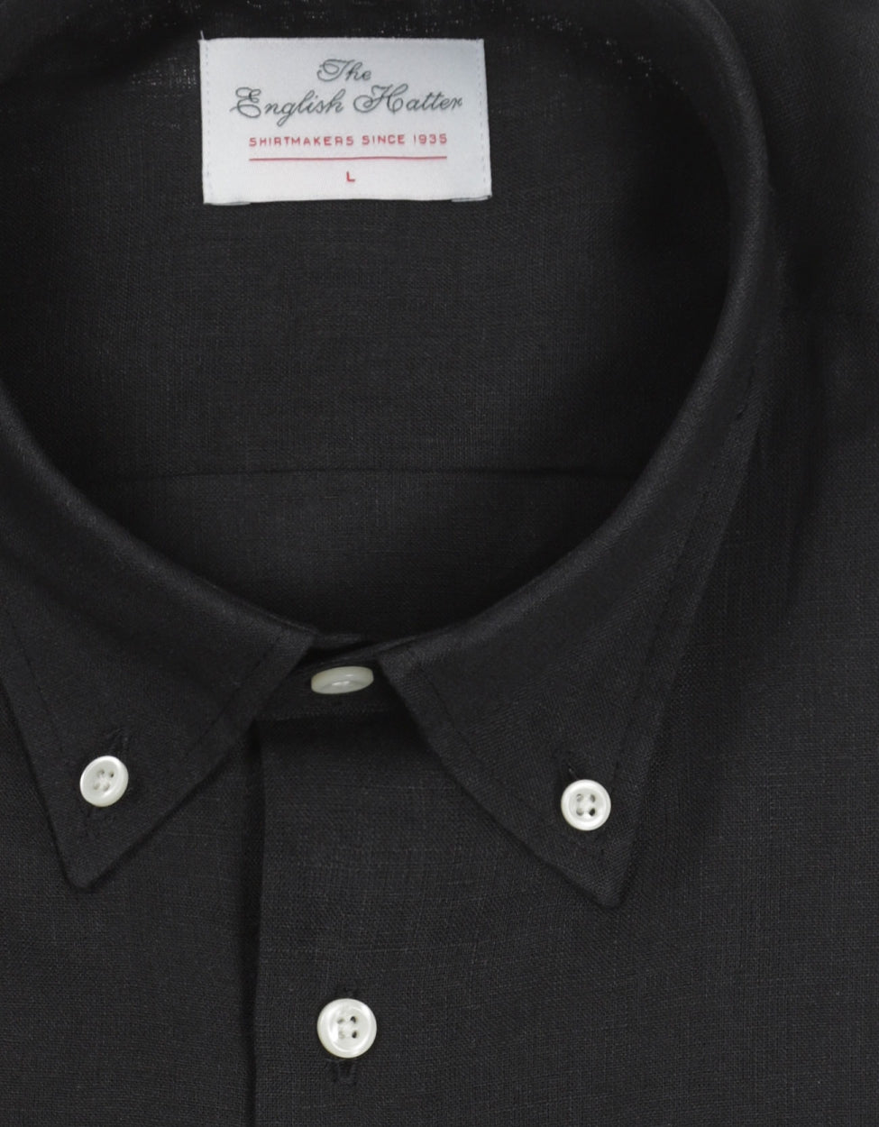 Shirt Linen | Schwarz