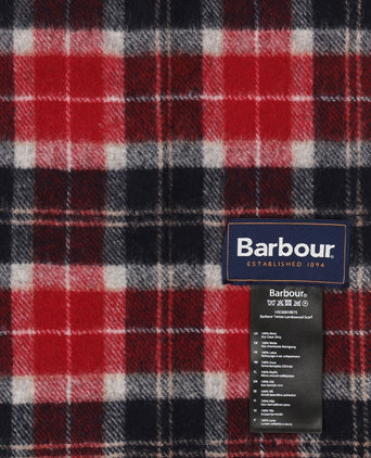 Barbour Sjaal van Lamswol | Cranberry Tartan