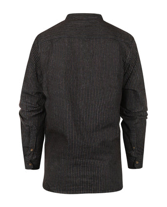 Overhemd Grandfather Shirt | Grijs