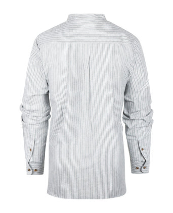 Overhemd Grandfather Shirt | Grijs