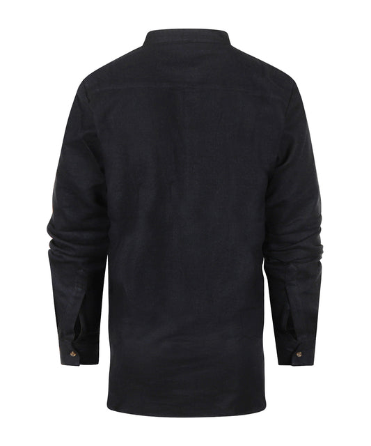 Grandfather Shirt | Navy